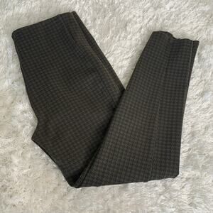 Liverpool Black Brown Herringbone Stretch Trouser Legging Sz 12